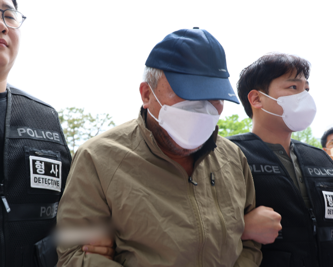 청주 노래방 살인사건 피의자 영장실질심사.(사진=연합뉴스)