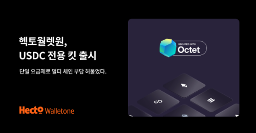 헥토월렛원, USDC 전용 서비스 선보여…멀티체인 통합 요금제 적용