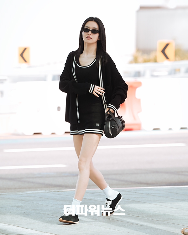 김태리, 인천국제공항 출국