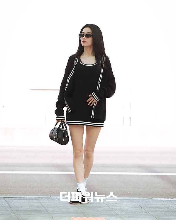 김태리, 인천국제공항 출국