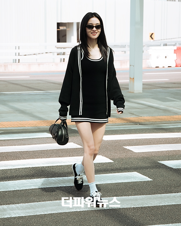 김태리, 인천국제공항 출국