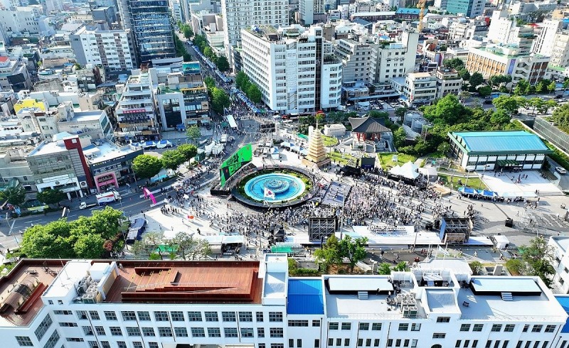 광주 동구 옛 전남도청과 5·18민주광장(사진=연합뉴스)