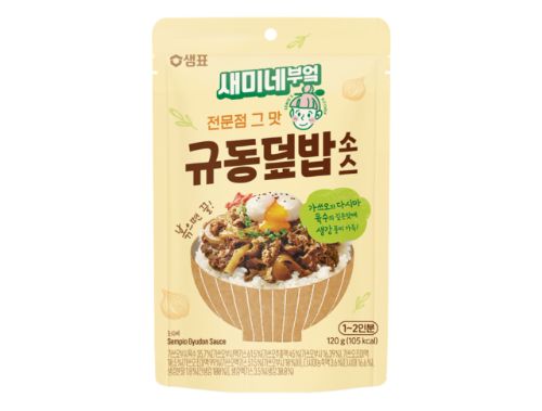 샘표, 가쓰오부시 육수 규동덮밥소스 선보여