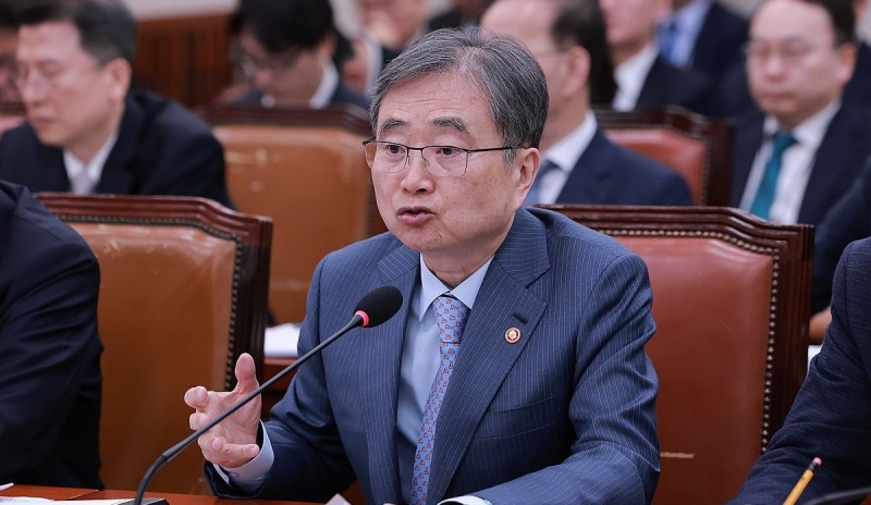 국회 외통위 전체회의서 답하는 조현 외교부 장관(사진=연합뉴스)