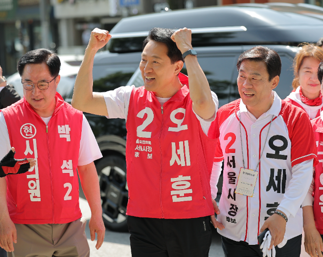 '투어노믹스' 청사진 발표하는 국민의힘 오세훈 서울시장 후보. (사진=오세훈캠프 제공)