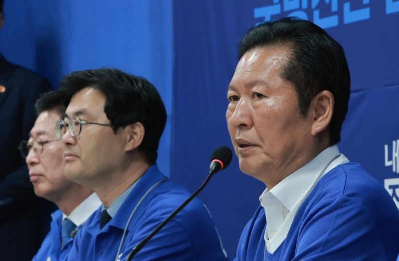 정청래 총괄상임선대위원장(사진=연합뉴스)