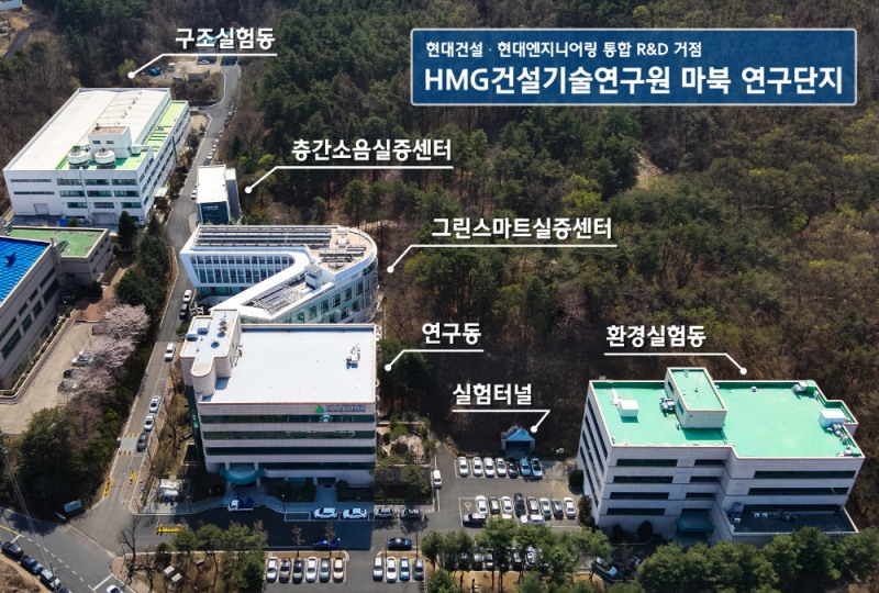 HMG건설기술연구원 마북 연구단지 전경.(사진=현대건설)