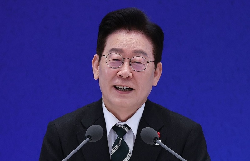 李대통령, 신년 기자회견 기념사(사진=연합뉴스)공개