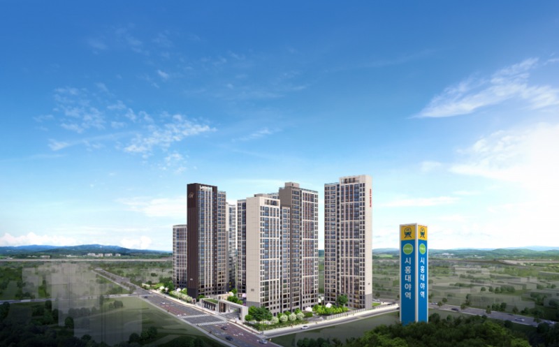 힐스테이트 시흥더클래스 투시도.(사진=현대엔지니어링)