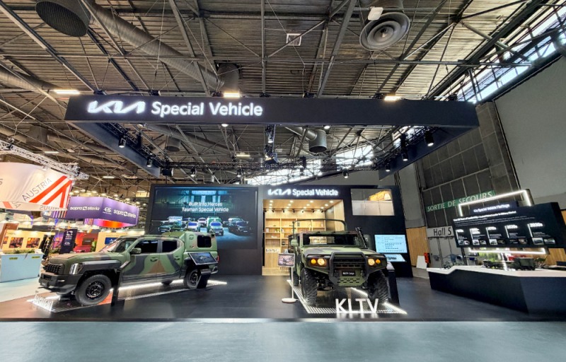 ‘Eurosatory 2026’ 기아 전시관.(사진=기아)