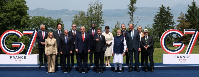 이재명 대통령, G7 정상회의 기념촬영(사진=연합뉴스)