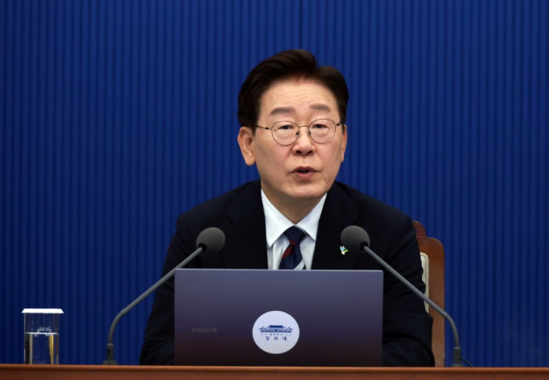 이재명 대통령, 수석보좌관회의 발언(사진=연합뉴스)