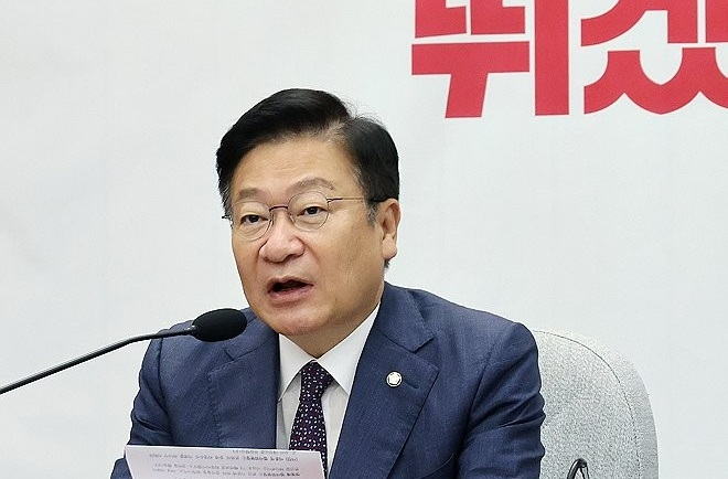 국민의힘 정점식 원내대표 모두발언(사진=연합뉴스)
