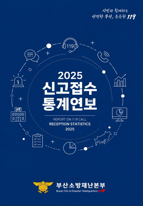 2025 신고접수 통계연보 표지.(제공=부산소방재난본부)