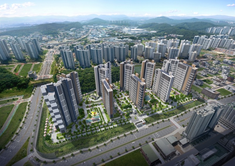 오산 세교 우미린 포레아시티 조감도