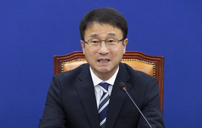 한병도 당 대표 권한대행 정책조정회의에서 발언(사진=연합뉴스)