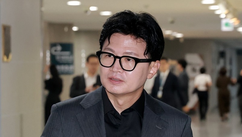국방·안보 현안 비공개 간담회 참석하는 무소속 한동훈 의원(사진=연합뉴스)