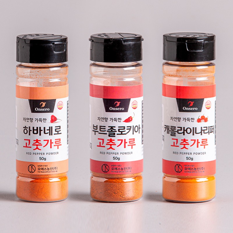 오에스농산㈜이 캐롤라이나리퍼와 부트졸로키아, 하바네로 등 초고매운맛 품종을 활용한 고춧가루를 자체 생산하며 제품 라인업을 확대했다
