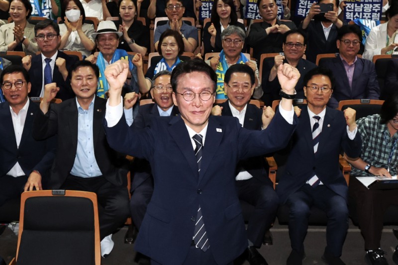김민석 전 총리, 민주당 대표 선거 출마 선언(사진=연합뉴스)