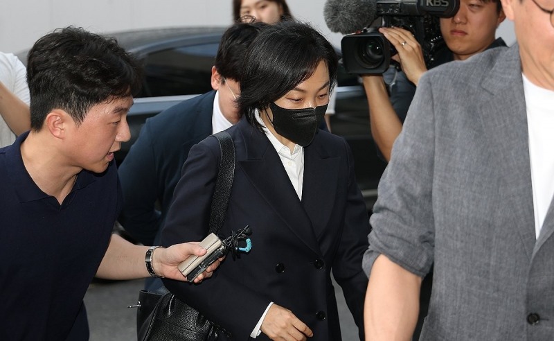 유경옥 전 행정관, 종합특검 출석(사진=연합뉴스)