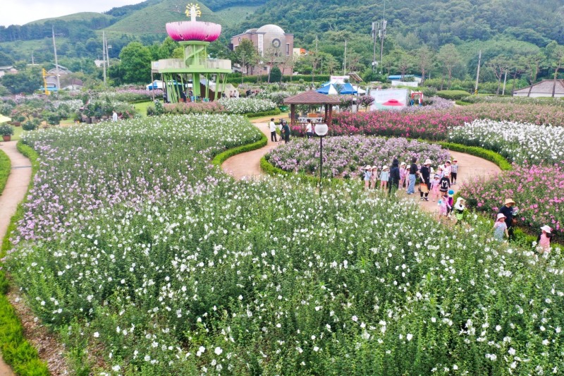 ▲장성무궁화공원 전경(사진=장성군 제공)