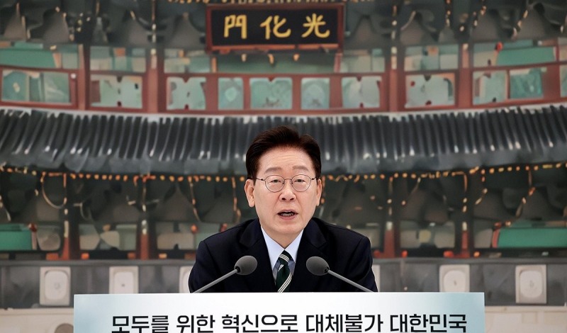 업무보고 이틀째, 발언하는 이재명 대통령(사진=연합뉴스)