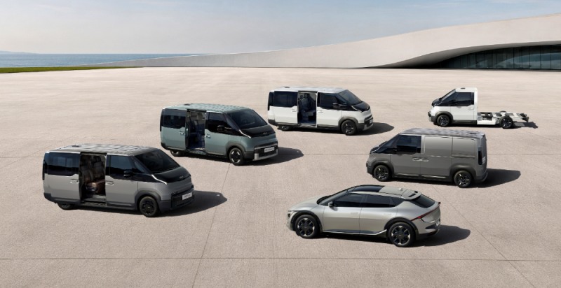 PV5 신규라인업 및 The 2027 EV6.(사진=기아)