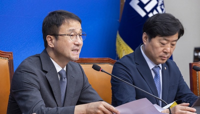 한병도 대표 직무대행 발언(사진=연합뉴스)