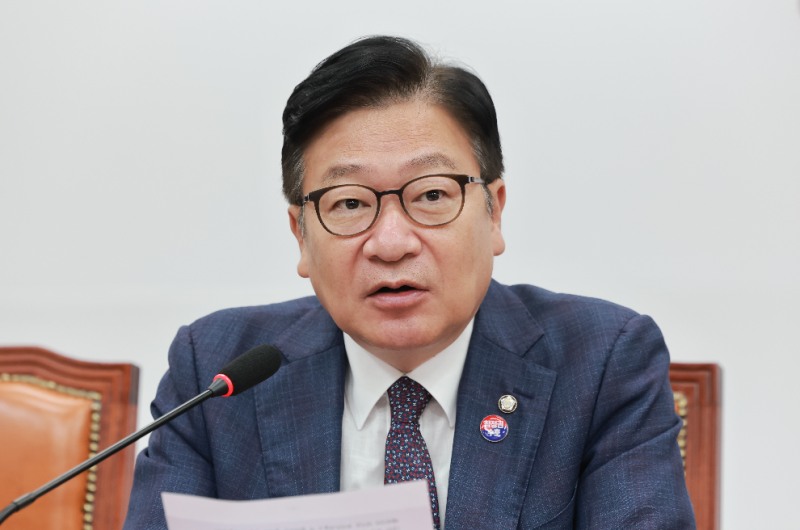최고위원회의 발언하는 국민의힘 정점식 원내대표(사진=연합뉴스)