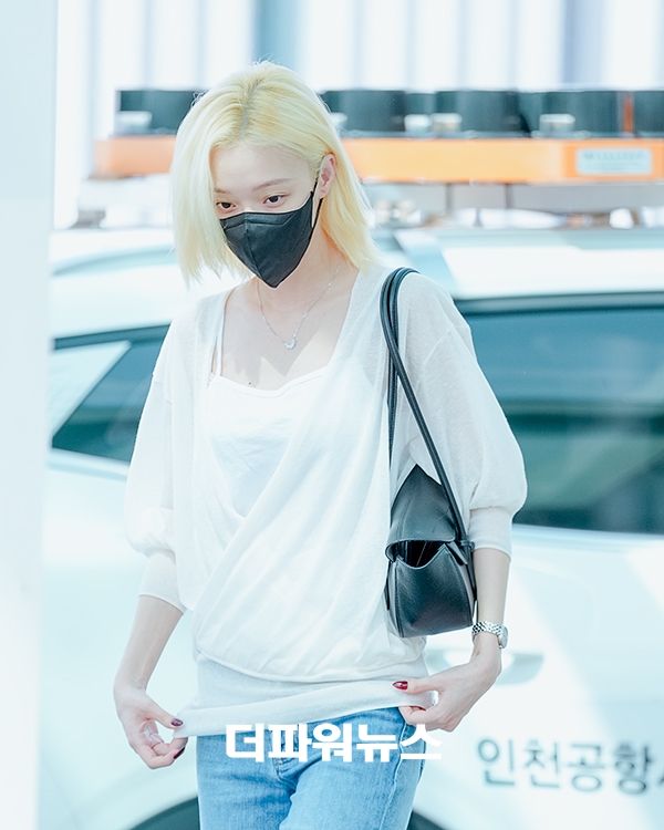 에스파 윈터, 인천국제공항 출국