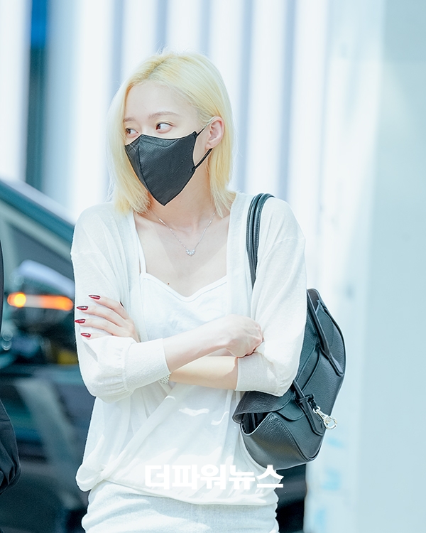 에스파 윈터, 인천국제공항 출국