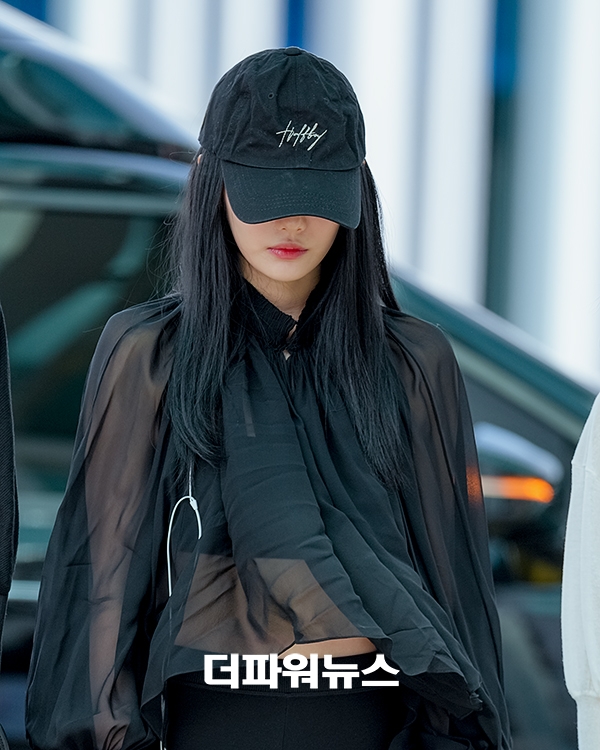 에스파 닝닝, 인천국제공항 출국