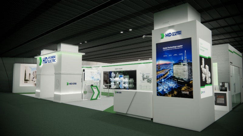 HD현대일렉트릭 ‘CIGRE Paris Session 2026’ 부스 조감도.(사진=HD현대일렉트릭)