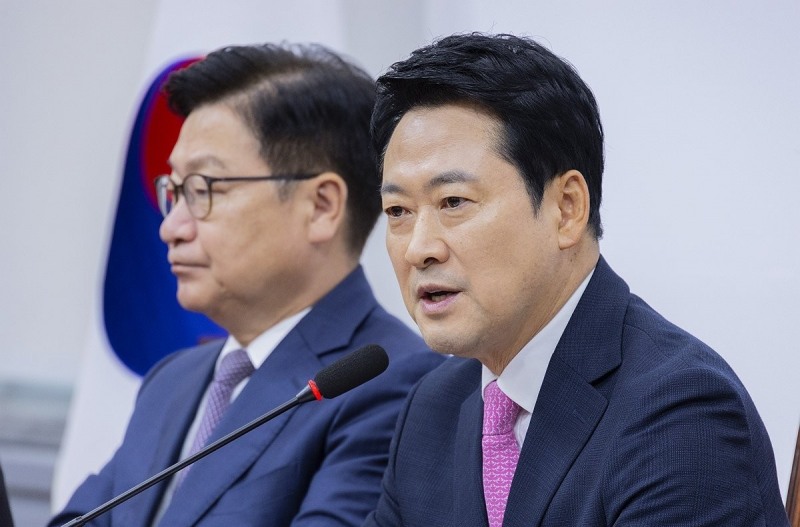 장동혁 대표, 최고위원회의 발언(사진=연합뉴스)