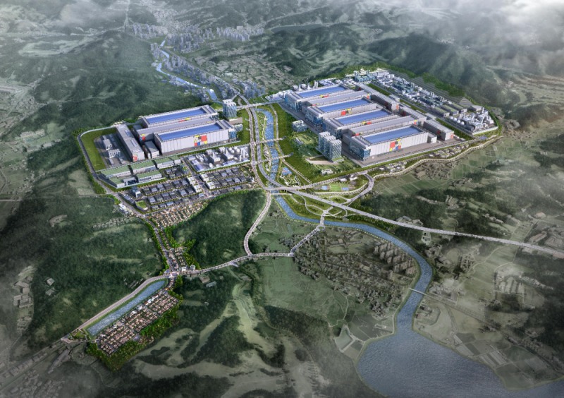 용인 첨단시스템반도체 국가산업단지 조감도.(사진=LH)