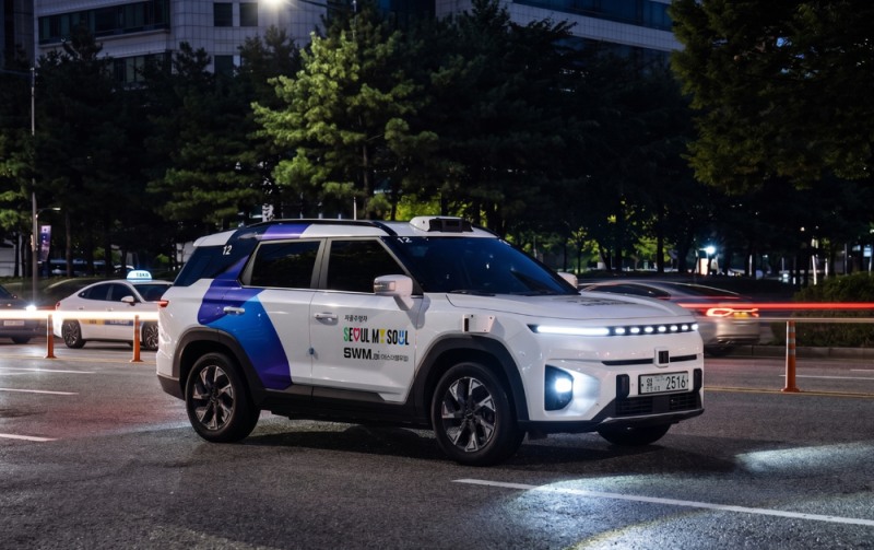 KGM이 SWM.ai과 협력해 강남구 일대에서 SWM.ai이 운영중인 구역형 자율주행 로보택시 서비스 확대를 지원한다.(사진=KGM)