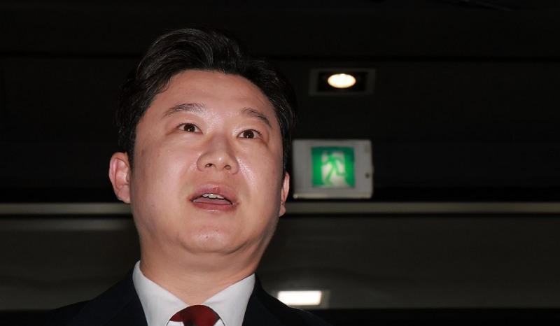 '무소속 한동훈 후보 지원' 국민의힘 진종오 의원, 윤리위 출석(사진=연합뉴스)