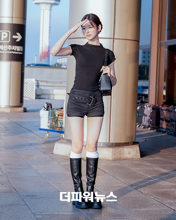 미야오 안나, 김포국제공항 출국