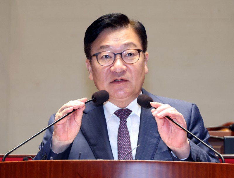 발언하는 정점식 원내대표(사진=연합뉴스)