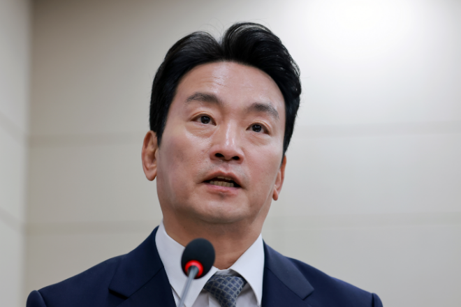 인사말하는 박장범 KBS 사장.(사진=연합뉴스)