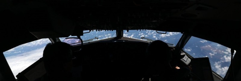 해군 해상초계기 P-8A 조종실(사진=연합뉴스)