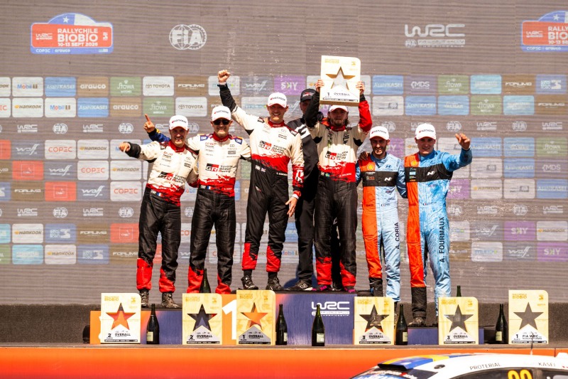 2026 WRC 칠레 랠리 포디엄.(사진=한국타이어)