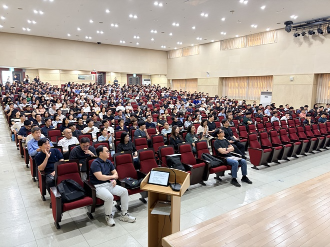 시스템 개통이후 맞춤형 설명회 모습.(사진제공=부산교육청)