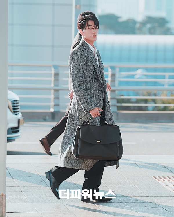 에이티즈 산, 인천국제공항 출국