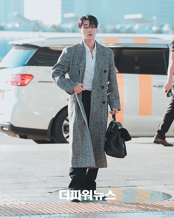 에이티즈 산, 인천국제공항 출국