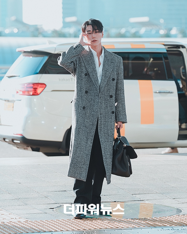에이티즈 산, 인천국제공항 출국