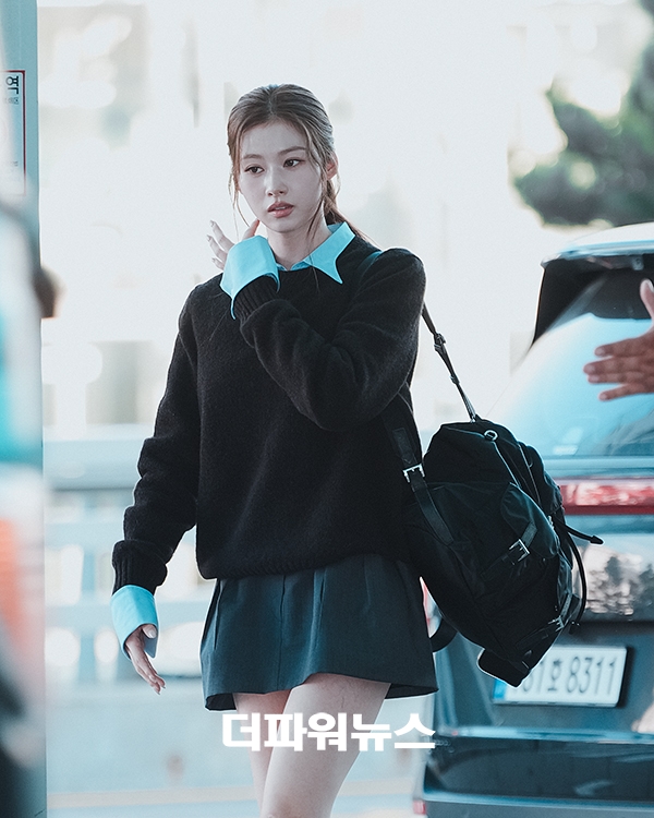 트와이스 사나, 인천국제공항 출국