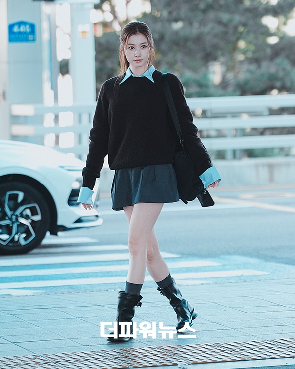 트와이스 사나, 인천국제공항 출국