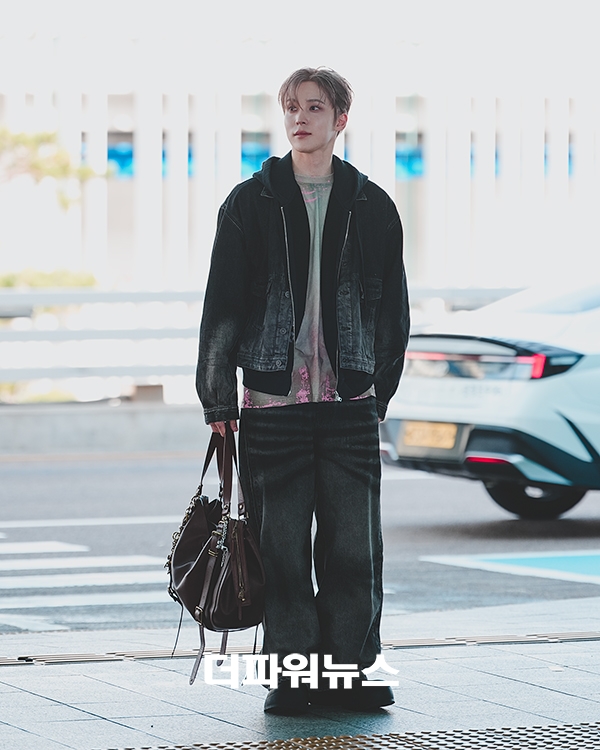 에이티즈 윤호, 인천국제공항 출국