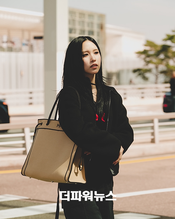 트와이스 미나, 인천국제공항 출국